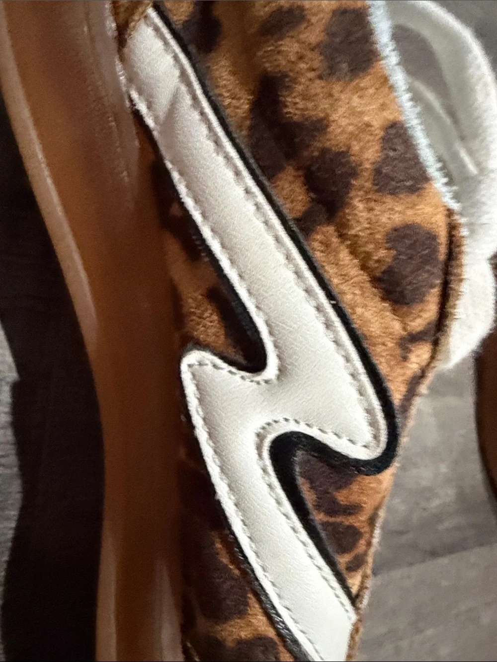 Madden Girl Leopard Print Sneakers with White Accent